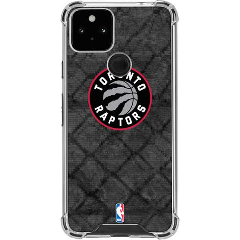 NBA Toronto Raptors Black Rust Google Pixel 5 Clear Case